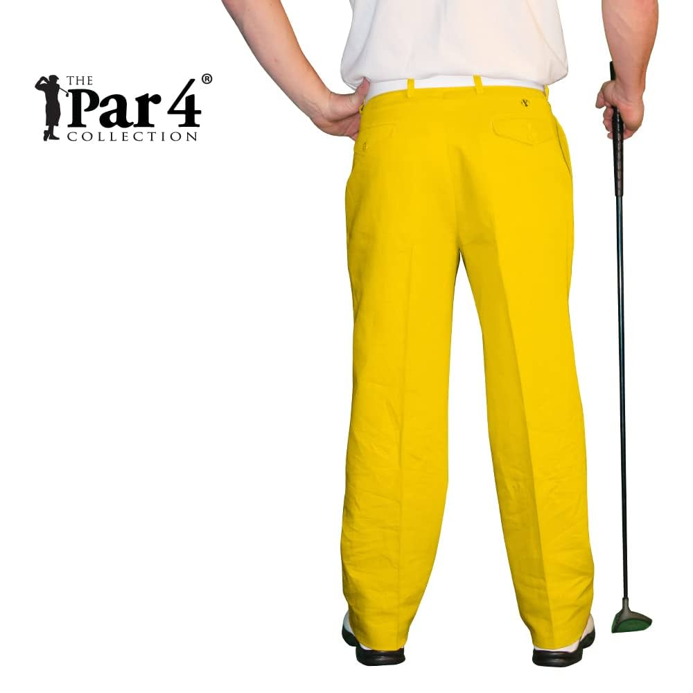 Amazon.co.jp: イエローゴルフパンツ – Mens ' Par 4 'コットン